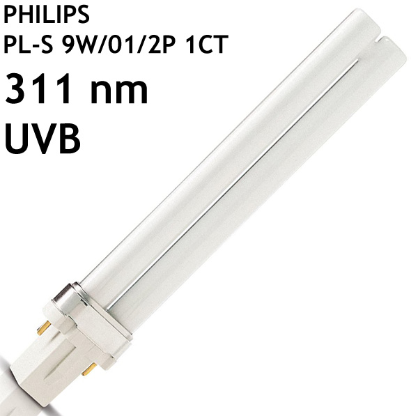 for PL-S 9W/01/2P 9W UVB lamp,Skin UV phototherapy treatment light tube 