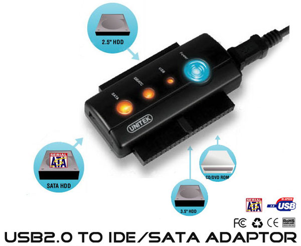 ADAPTATEUR USB VERS IDE / SATA, B2B-AFRICA©