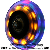 Pack of 4 x Inline Skate LED Lighted Wheels