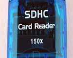 High Speed 150X SD/SDHC/MMC (Support SDHC) Card Reader / Writer