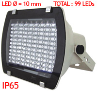 LONG RANGE IR illuminator - 45° - 100 m
