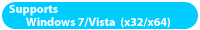 Supports Windows Vista/7