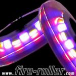 Pack of 4 x KickBoard LED Lighted Wheels