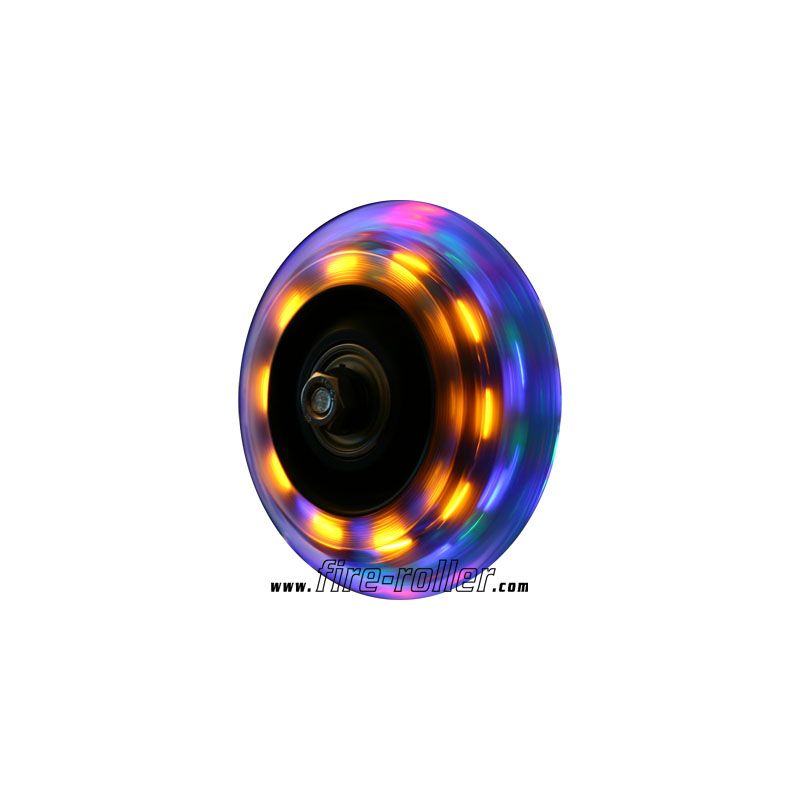Pack of 4 x Inline Skate LED Lighted Wheels