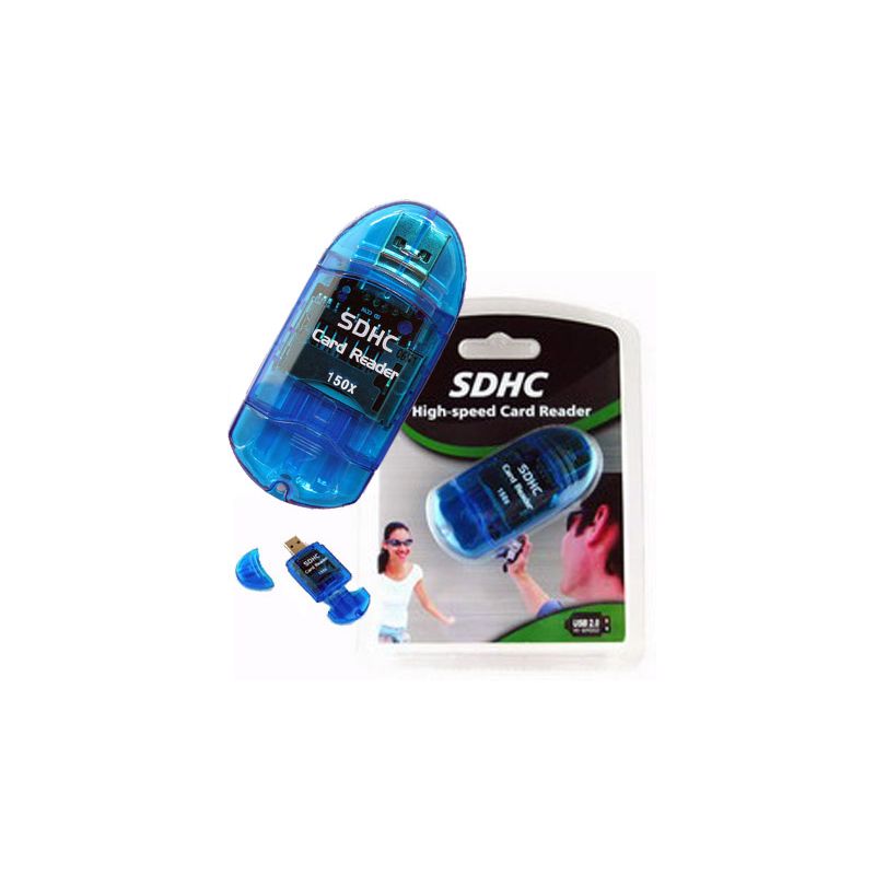 High Speed 150X SD/SDHC/MMC (Support SDHC) Card Reader / Writer